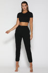 Jasmine Joggers - Black - suneiika