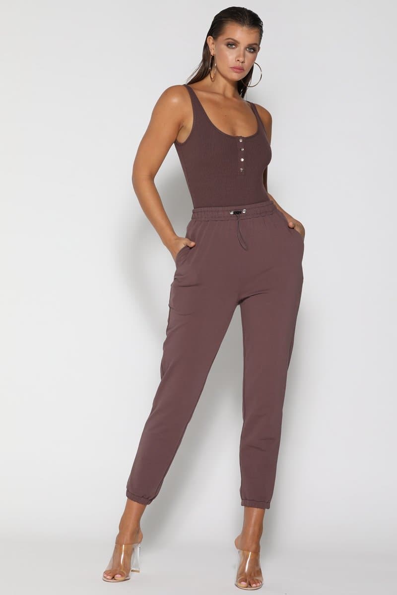 Jasmine Joggers - Mauve - suneiika