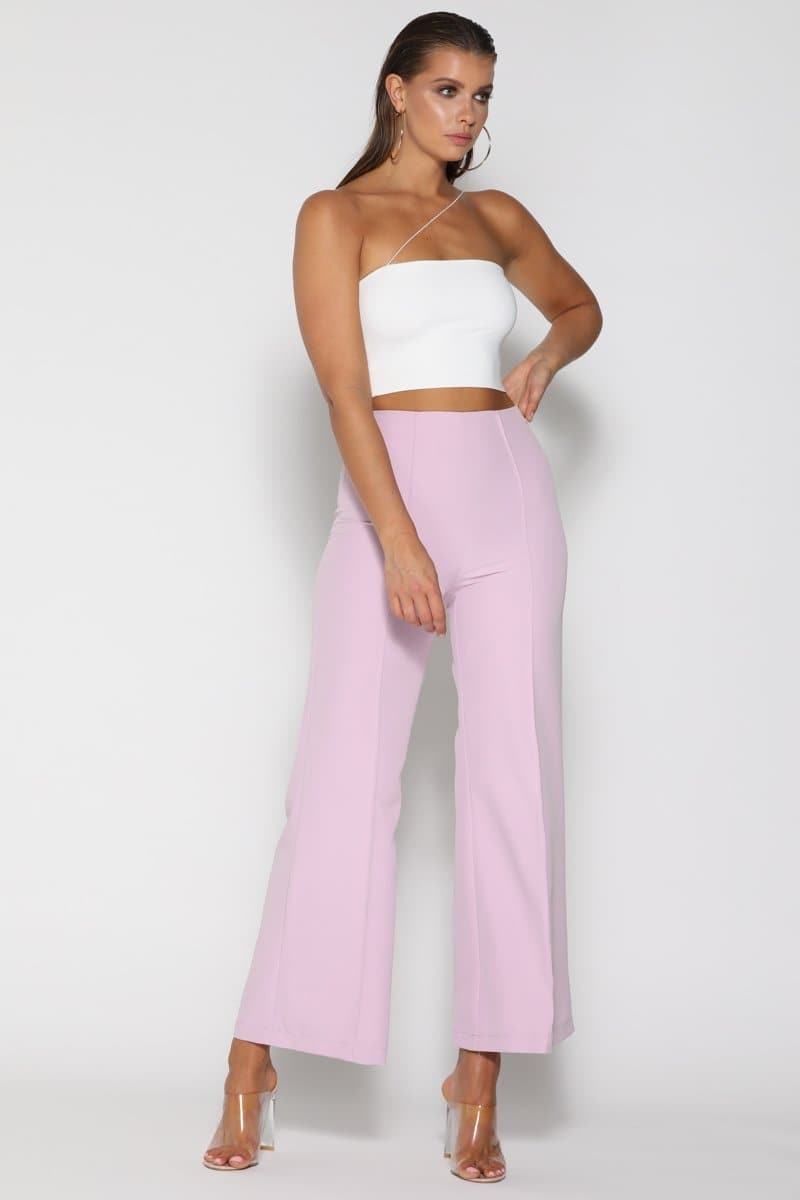 Nina Cross-Strap Crop Top - White - suneiika