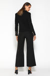 Tess Flare Leg Pants - Black