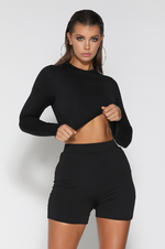 Amanda Top & Bottom Sets - Black