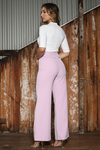 Tess Flare Leg Pants - Lilac